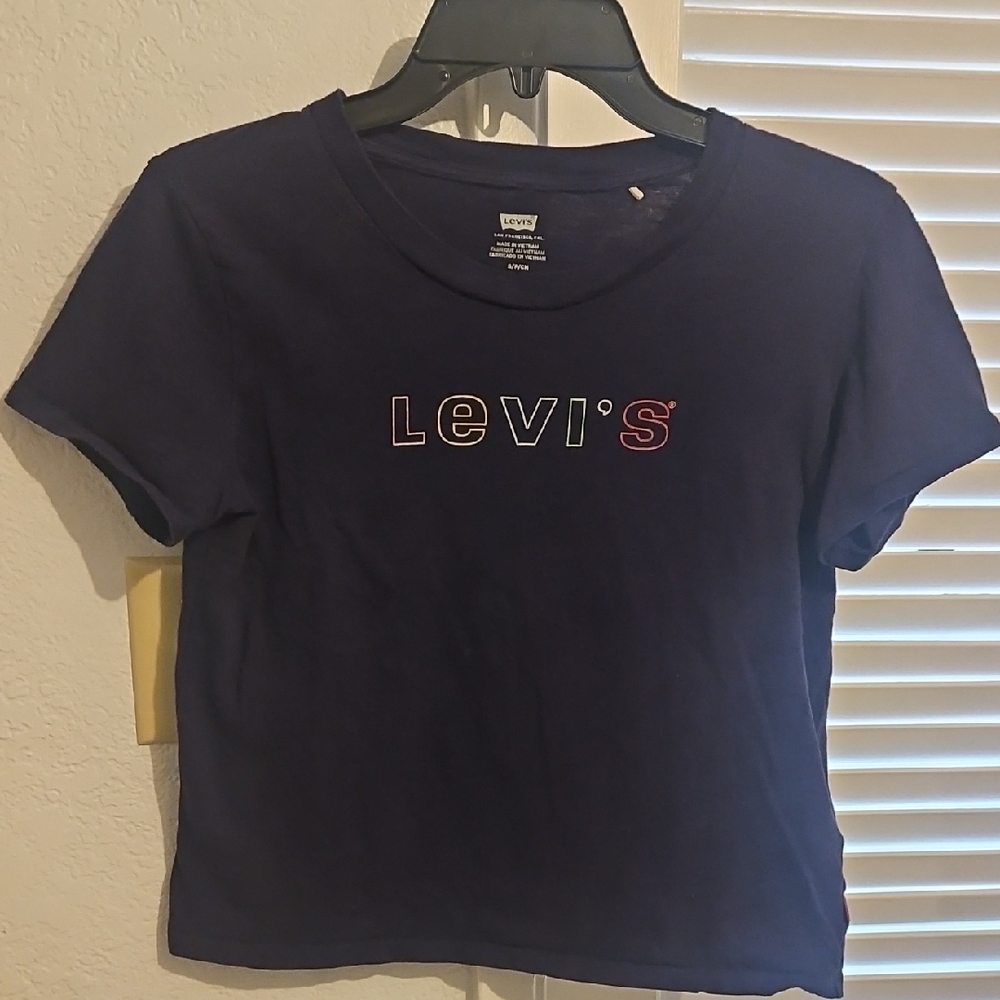 Levi's Purple Short Sleeve Tee
